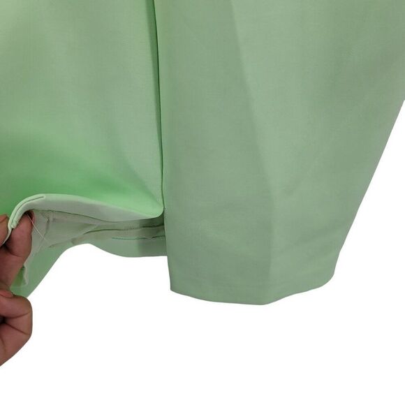 Marciano Dress S Neon Lime Green Corset Scuba Bodycon Colorful Statement Rave - Picture 5 of 12